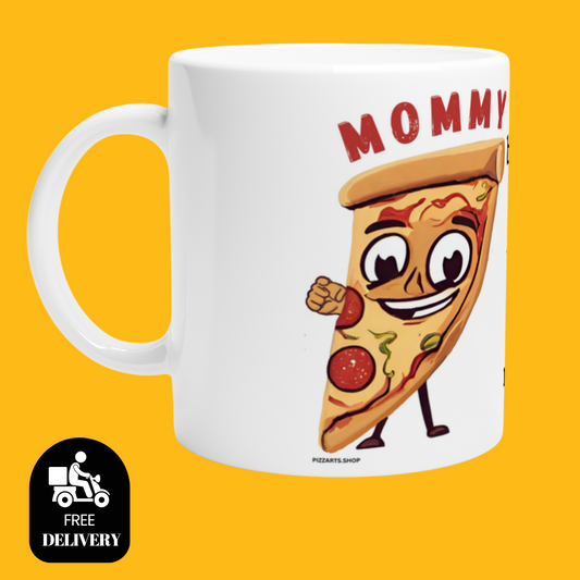 Mommy Pizza Ceramic Mug